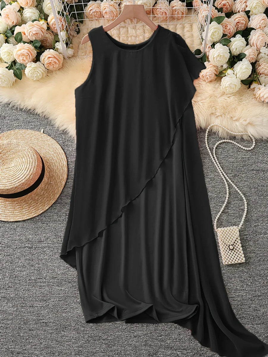 ADDIE | TIMELESS SLEEVELESS MIDI DRESS