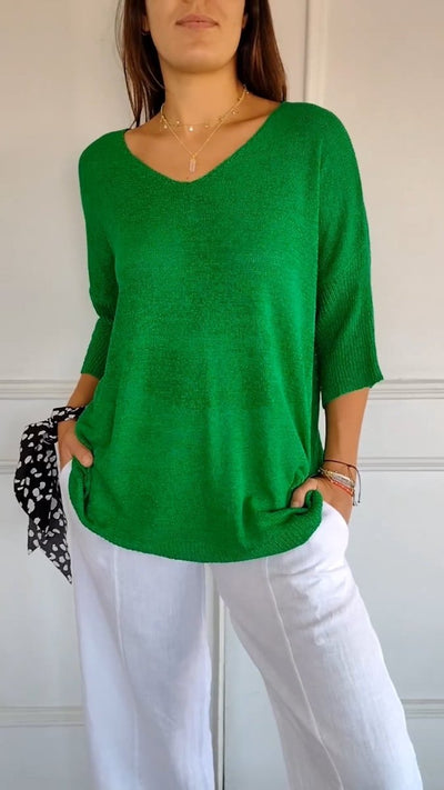 AMANDA | CASUAL KNIT BLOUSE