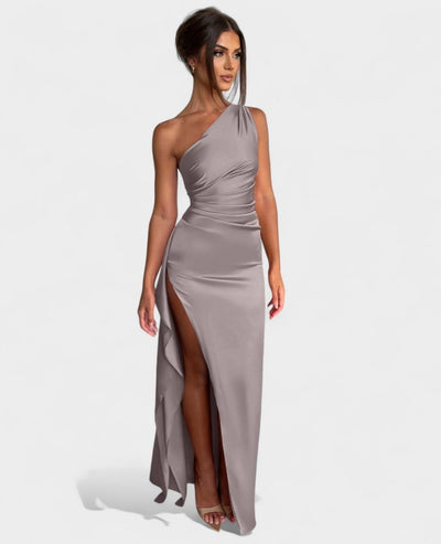 Amara | One - Shoulder Draped Maxi Dress
