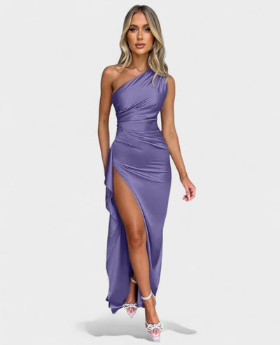 Amara | One - Shoulder Draped Maxi Dress