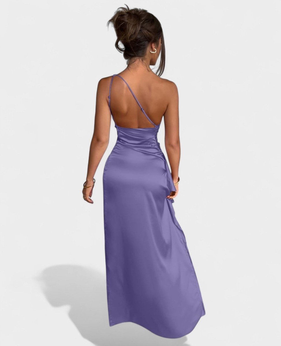 Amara | One - Shoulder Draped Maxi Dress