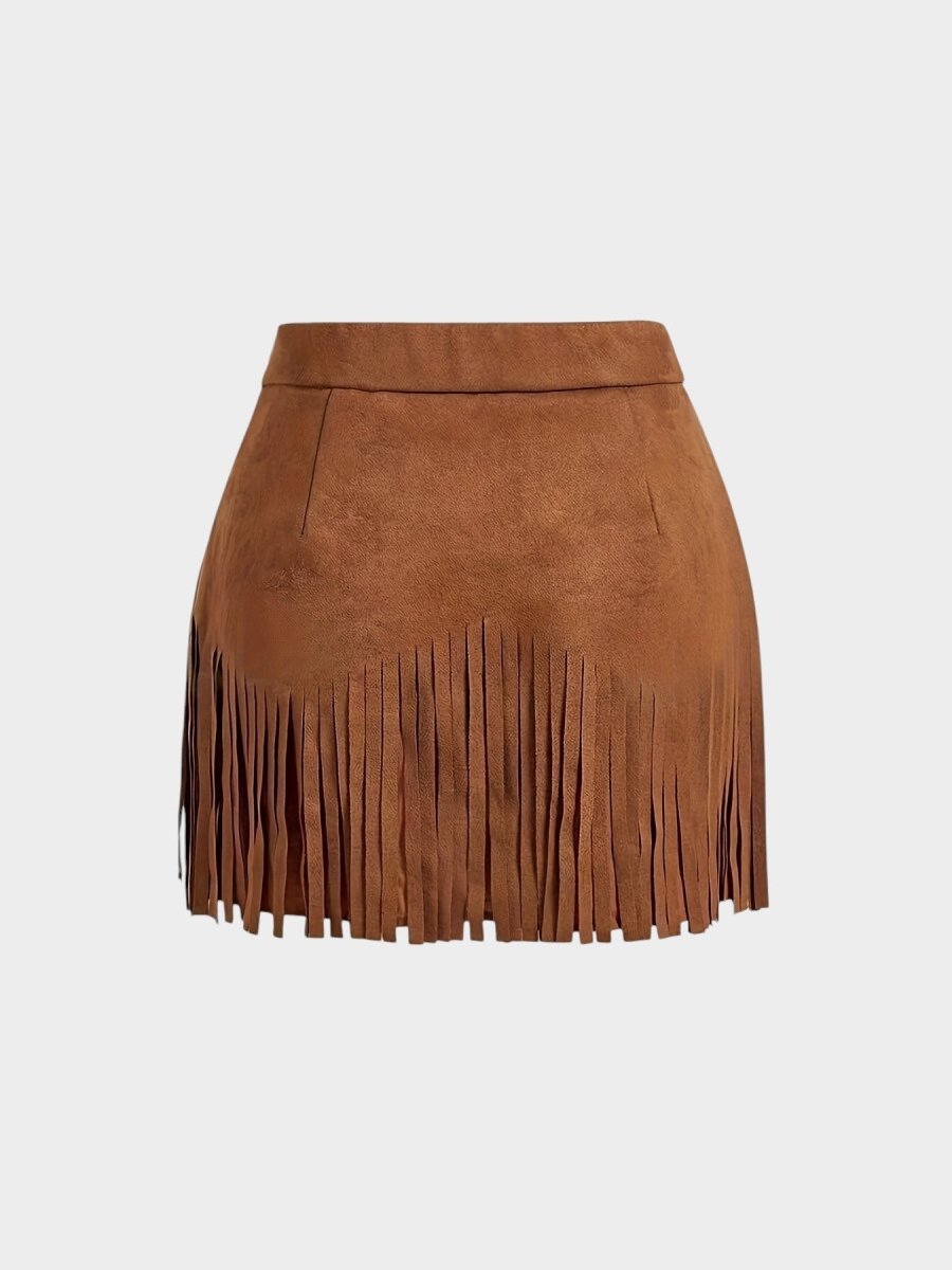Amélie | Tassel - Detail Woven Skirt