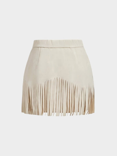 Amélie | Tassel - Detail Woven Skirt