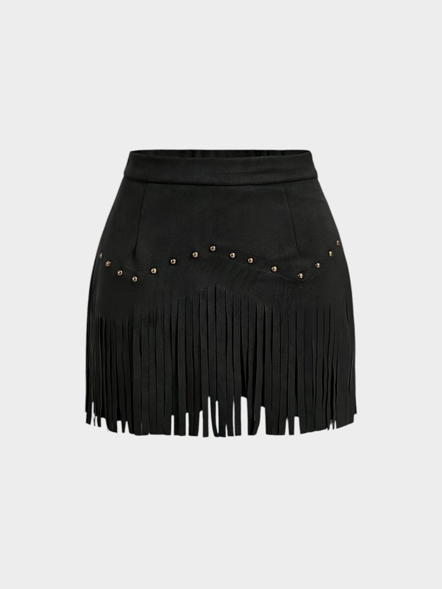 Amélie | Tassel - Detail Woven Skirt