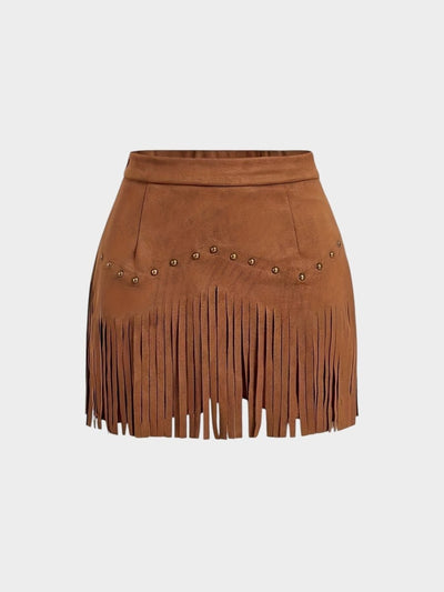 Amélie | Tassel - Detail Woven Skirt