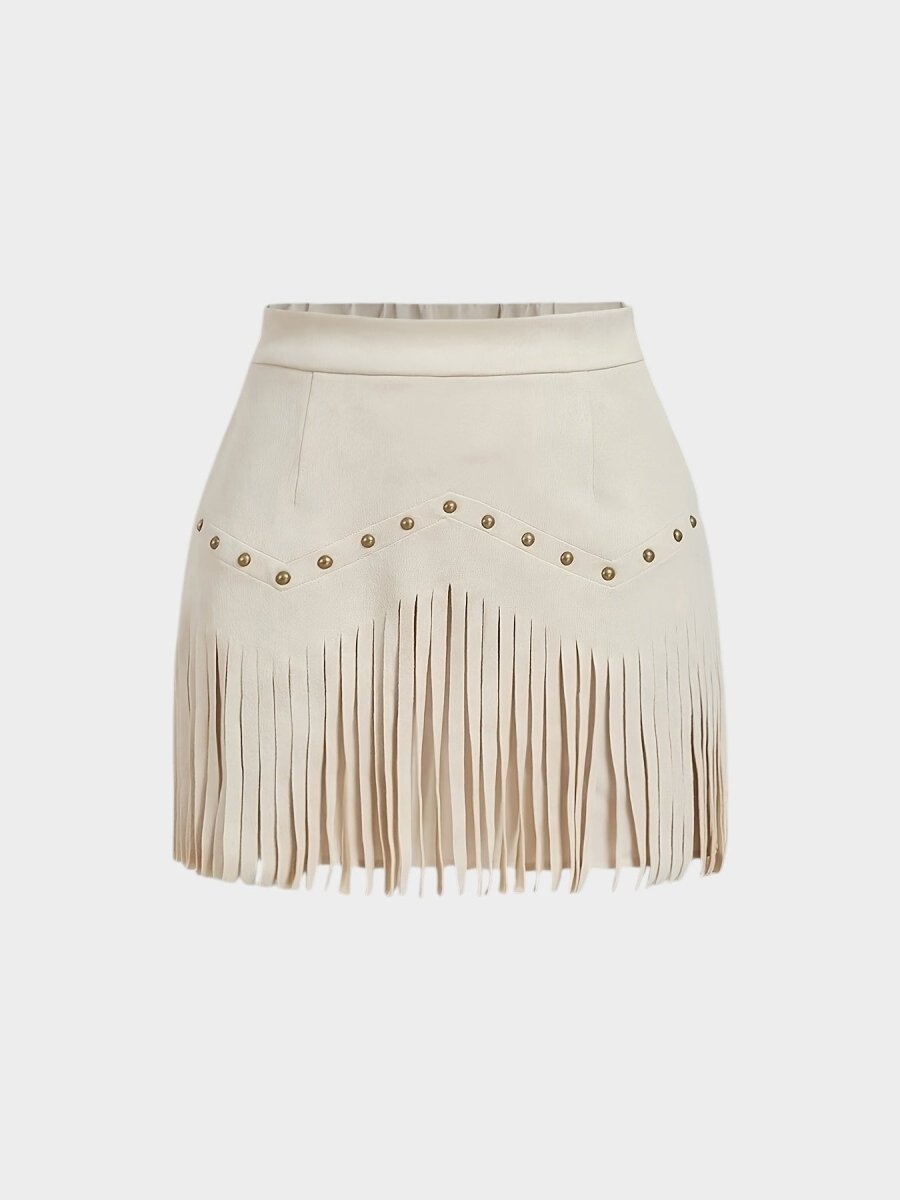 Amélie | Tassel - Detail Woven Skirt