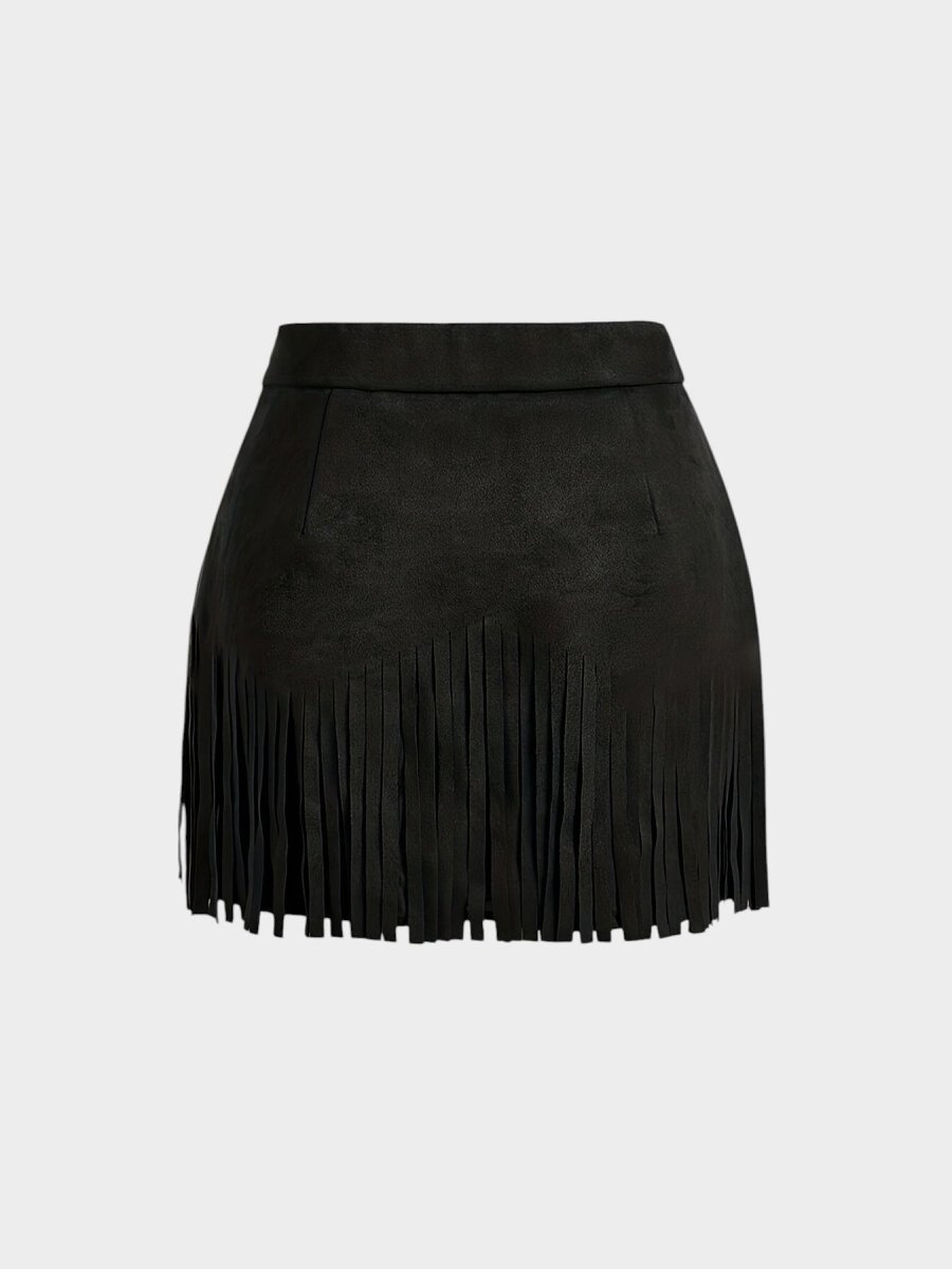 Amélie | Tassel - Detail Woven Skirt