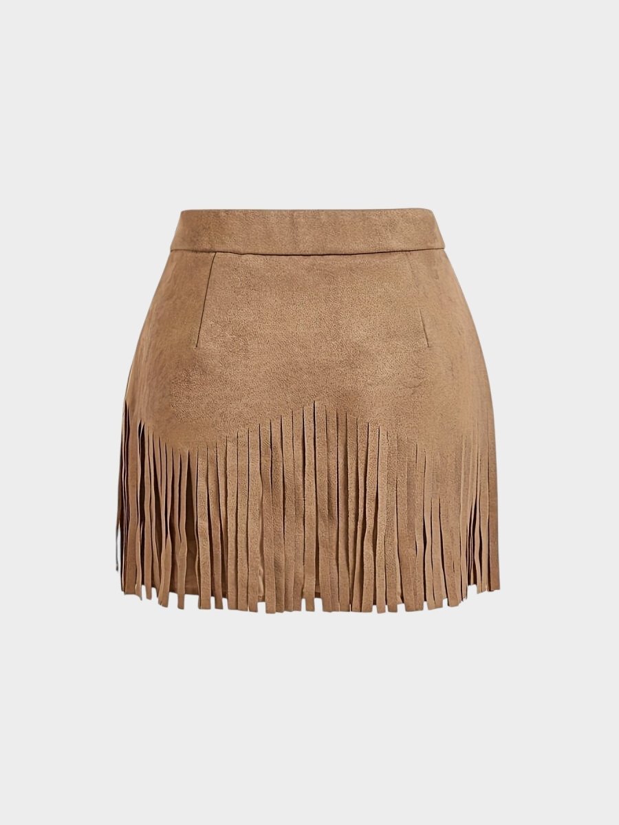 Amélie | Tassel - Detail Woven Skirt