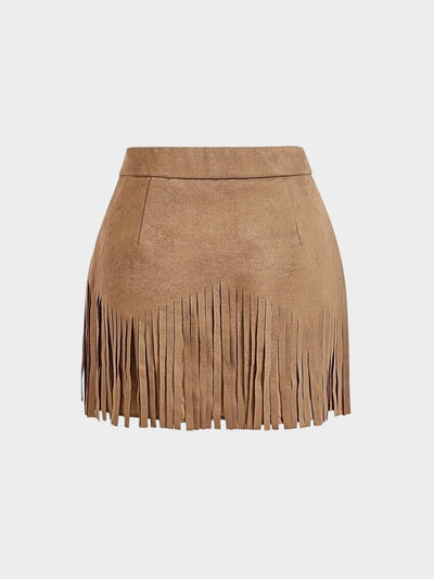 Amélie | Tassel - Detail Woven Skirt