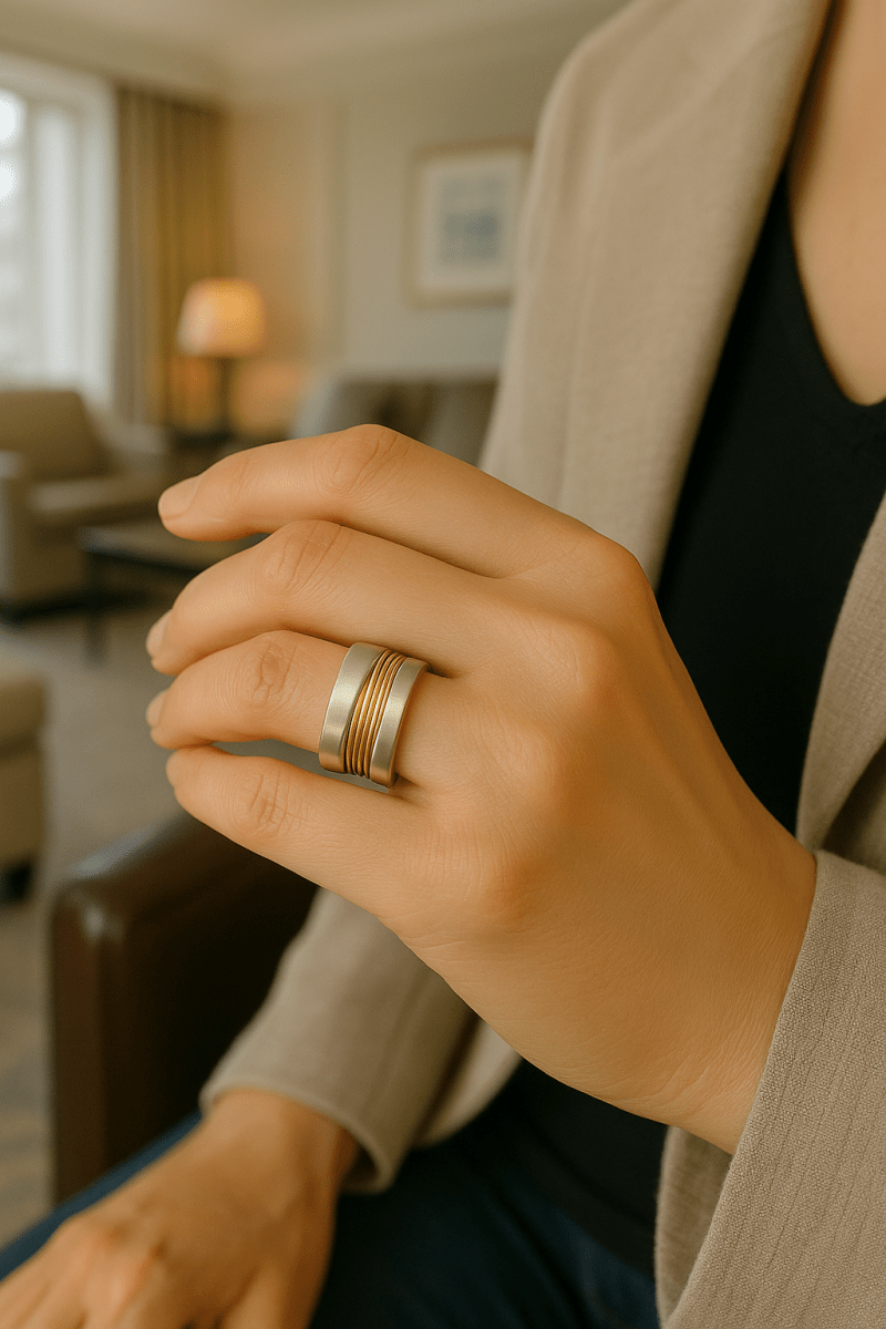 ANNA | SILVER - GOLD RING