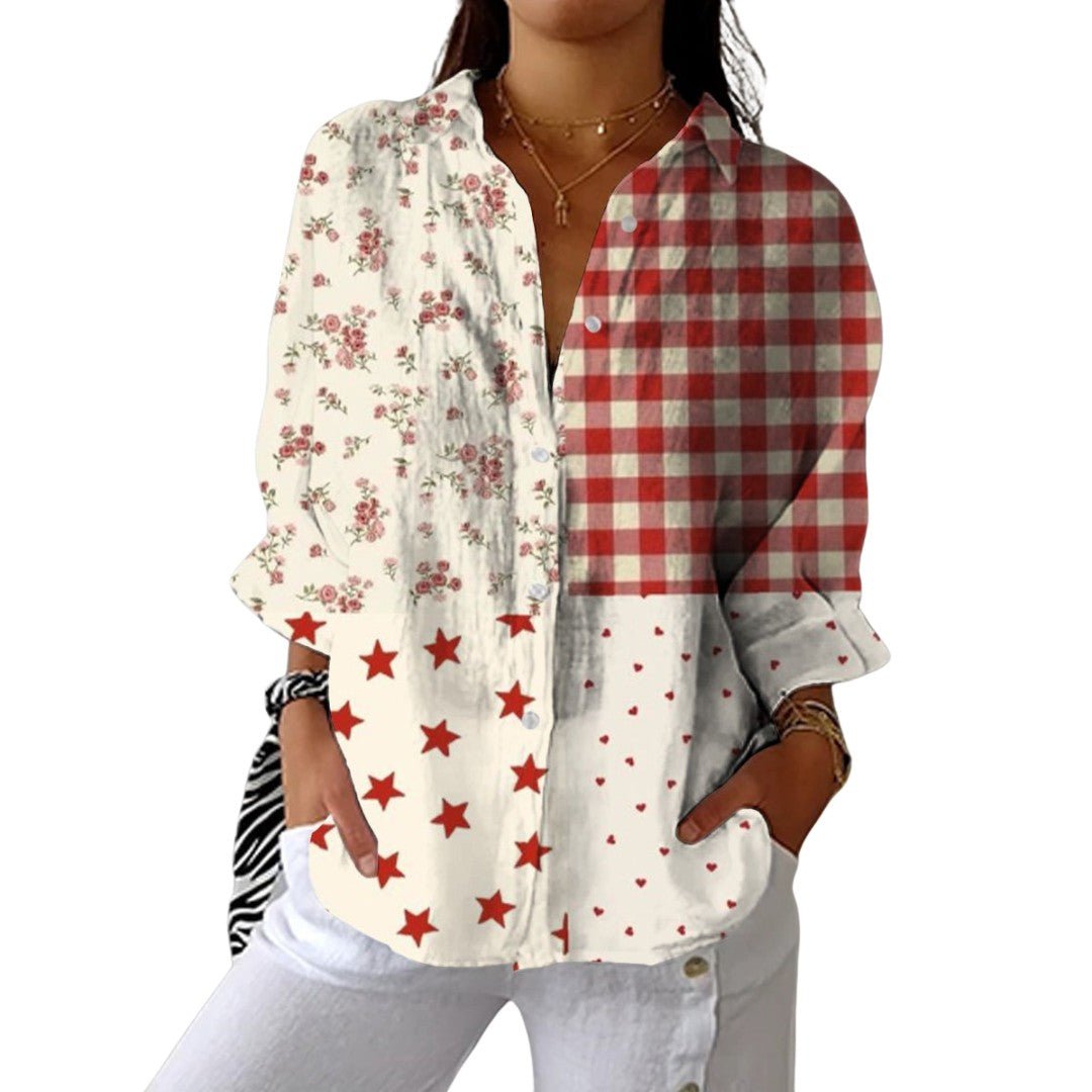 Anne | Country Patchwork Blouse