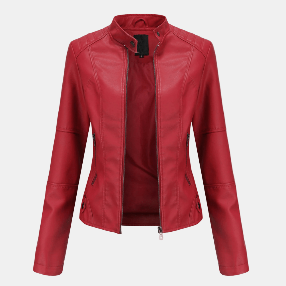 Anne | Elegant Leather Jacket