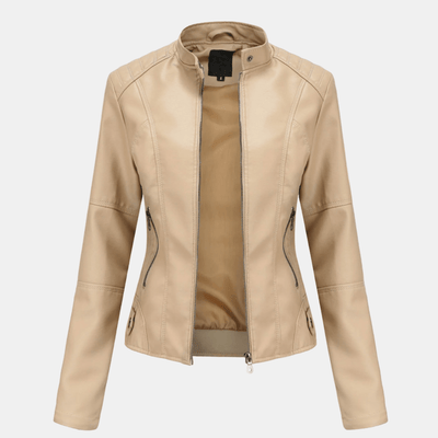 Anne | Elegant Leather Jacket