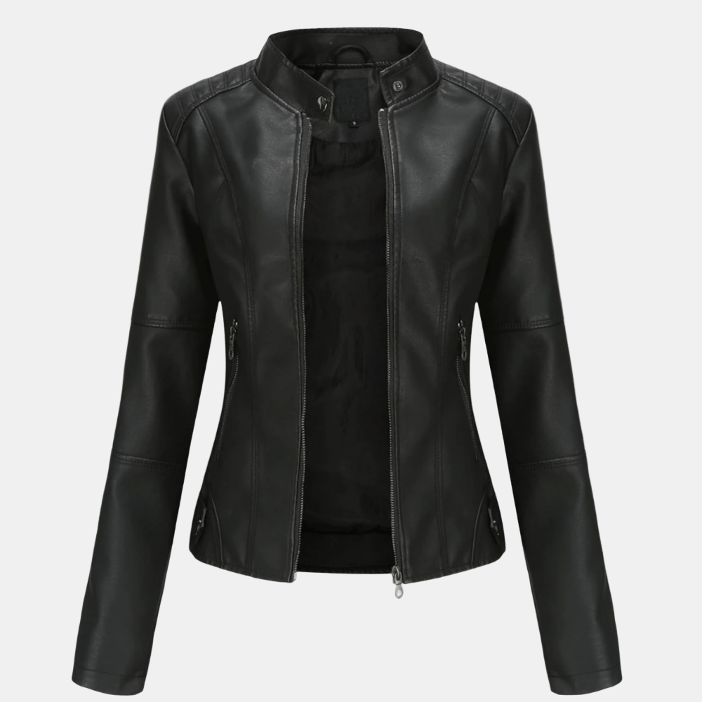 Anne | Elegant Leather Jacket