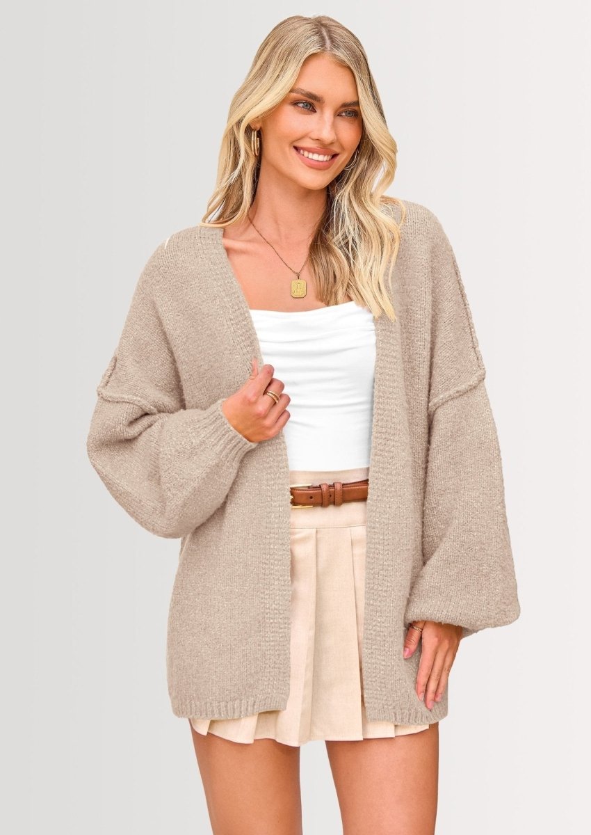 Aria | Oversized Knit Cardigan Sweater