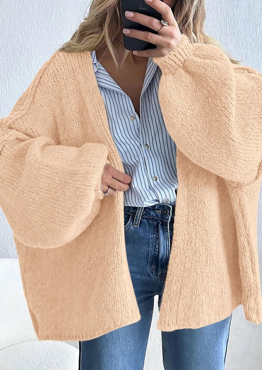 Aria | Oversized Knit Cardigan Sweater
