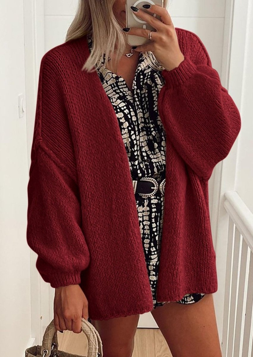 Aria | Oversized Knit Cardigan Sweater