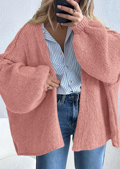 Aria | Oversized Knit Cardigan Sweater