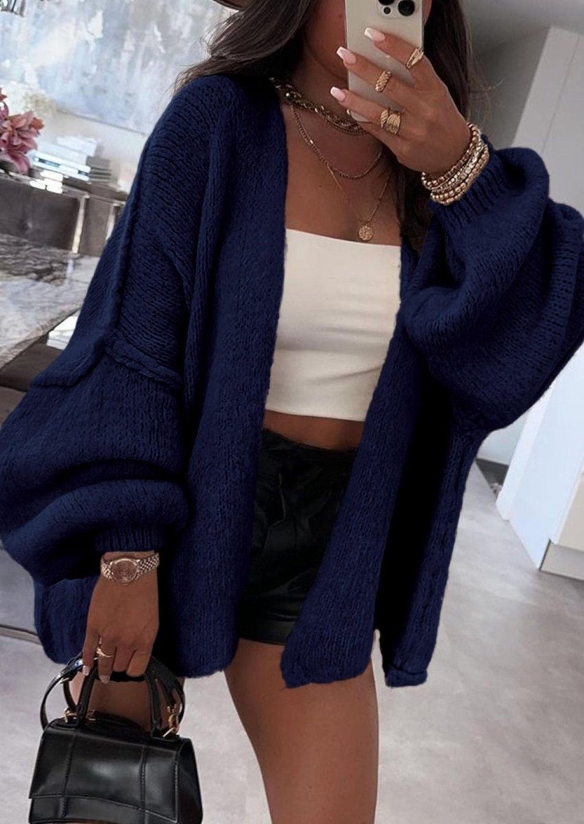 Aria | Oversized Knit Cardigan Sweater