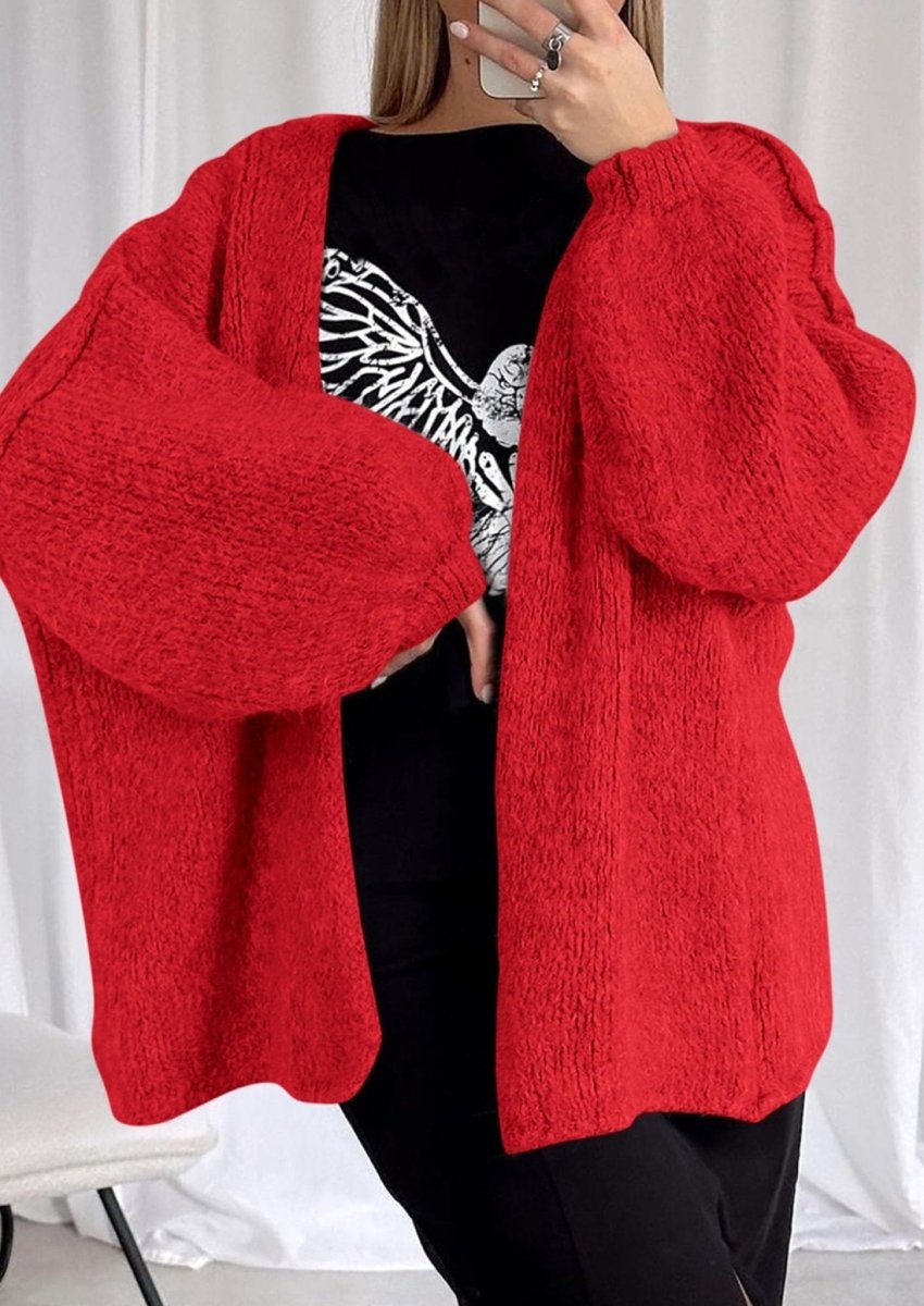 Aria | Oversized Knit Cardigan Sweater