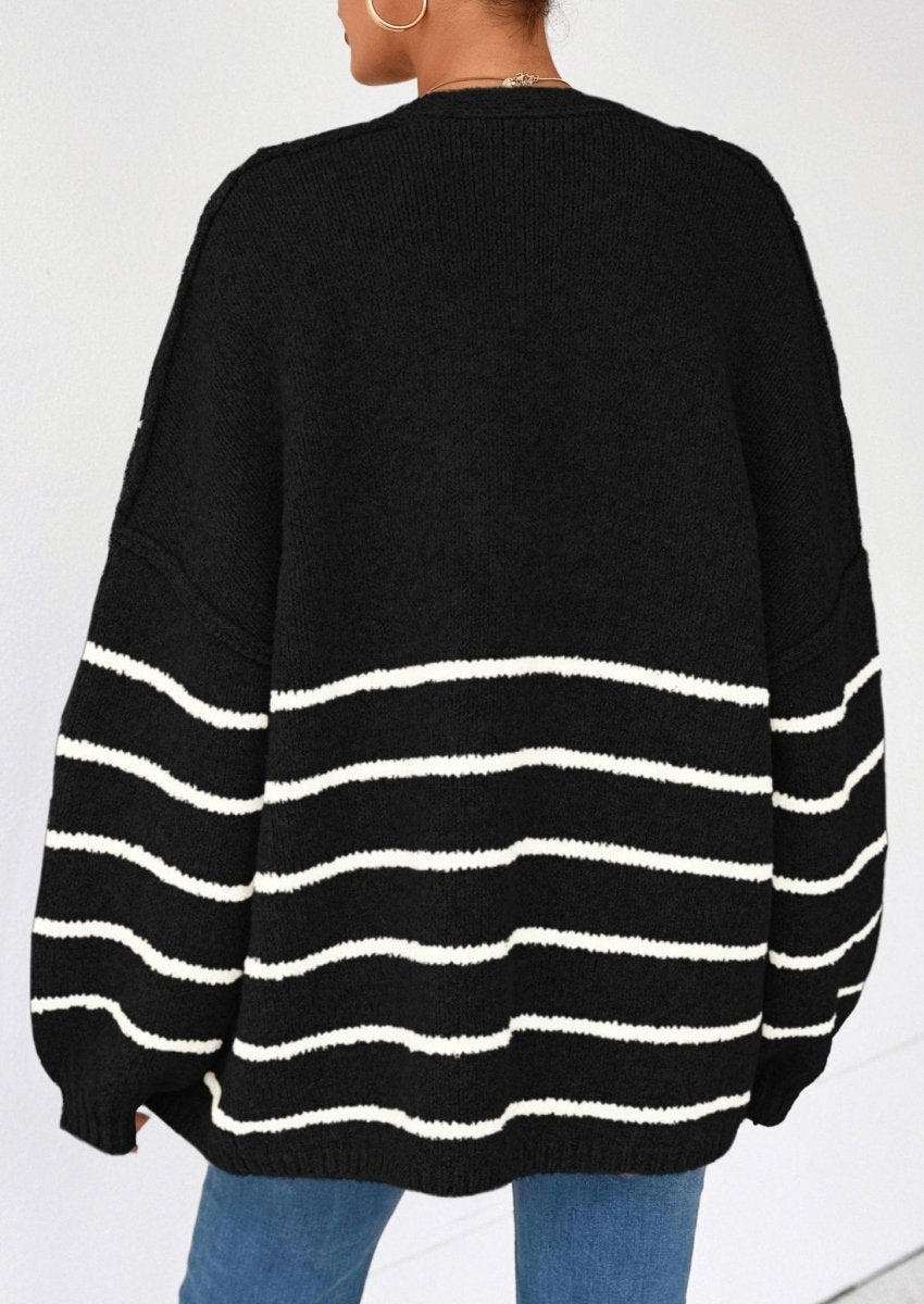 Aria | Oversized Knit Cardigan Sweater