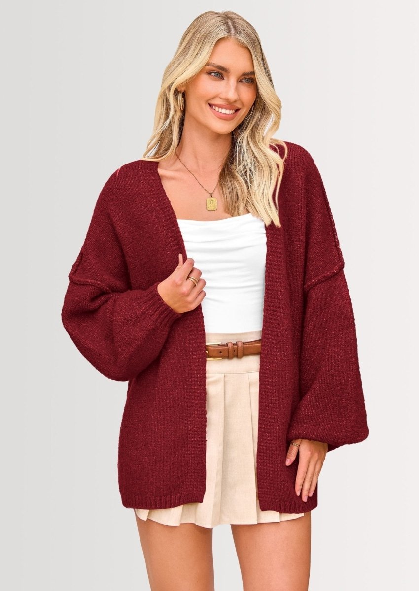 Aria | Oversized Knit Cardigan Sweater