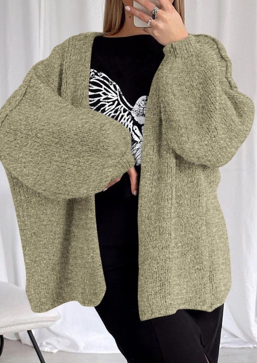 Aria | Oversized Knit Cardigan Sweater