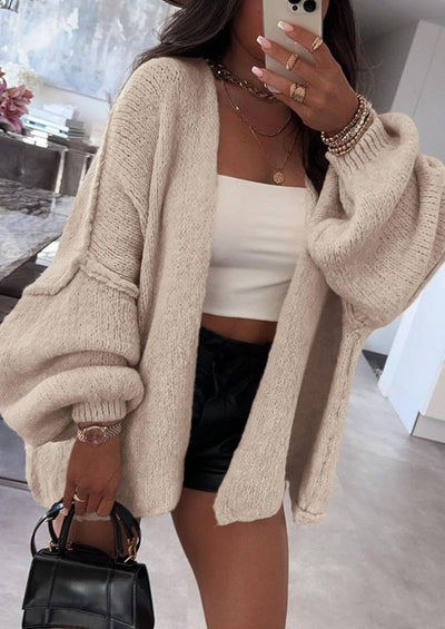 Aria | Oversized Knit Cardigan Sweater
