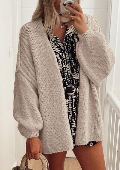 Aria | Oversized Knit Cardigan Sweater