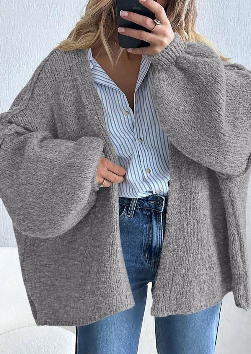 Aria | Oversized Knit Cardigan Sweater
