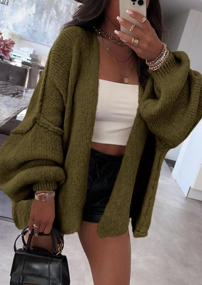 Aria | Oversized Knit Cardigan Sweater