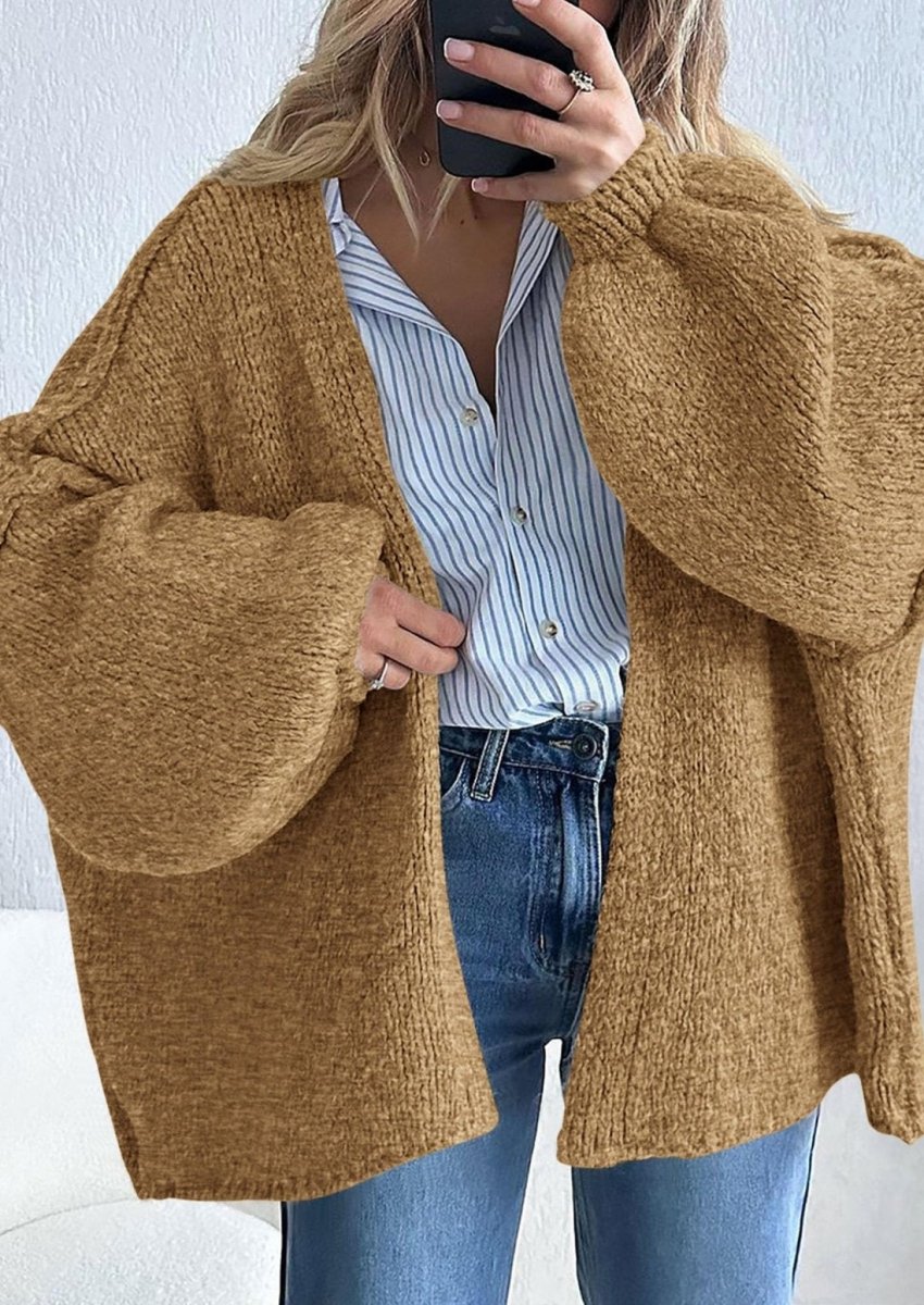 Aria | Oversized Knit Cardigan Sweater