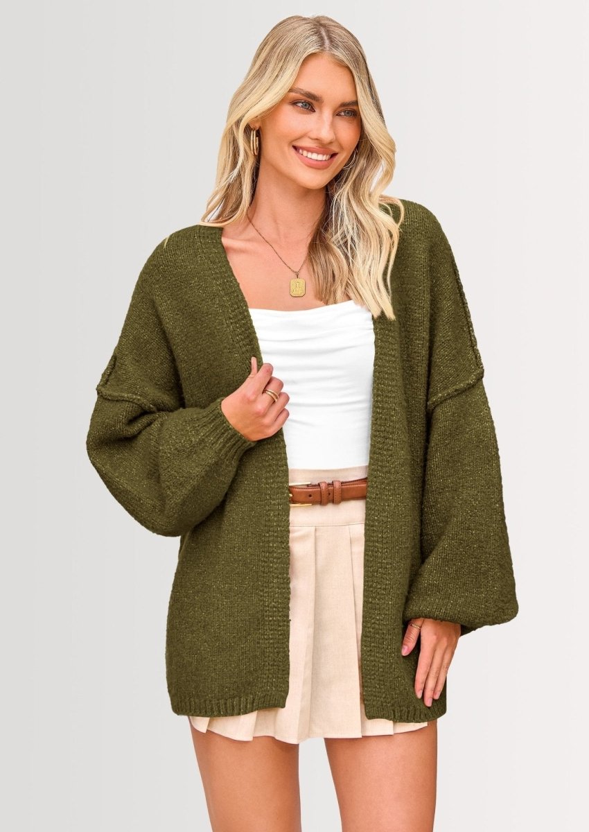 Aria | Oversized Knit Cardigan Sweater