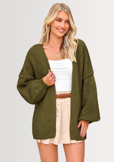 Aria | Oversized Knit Cardigan Sweater