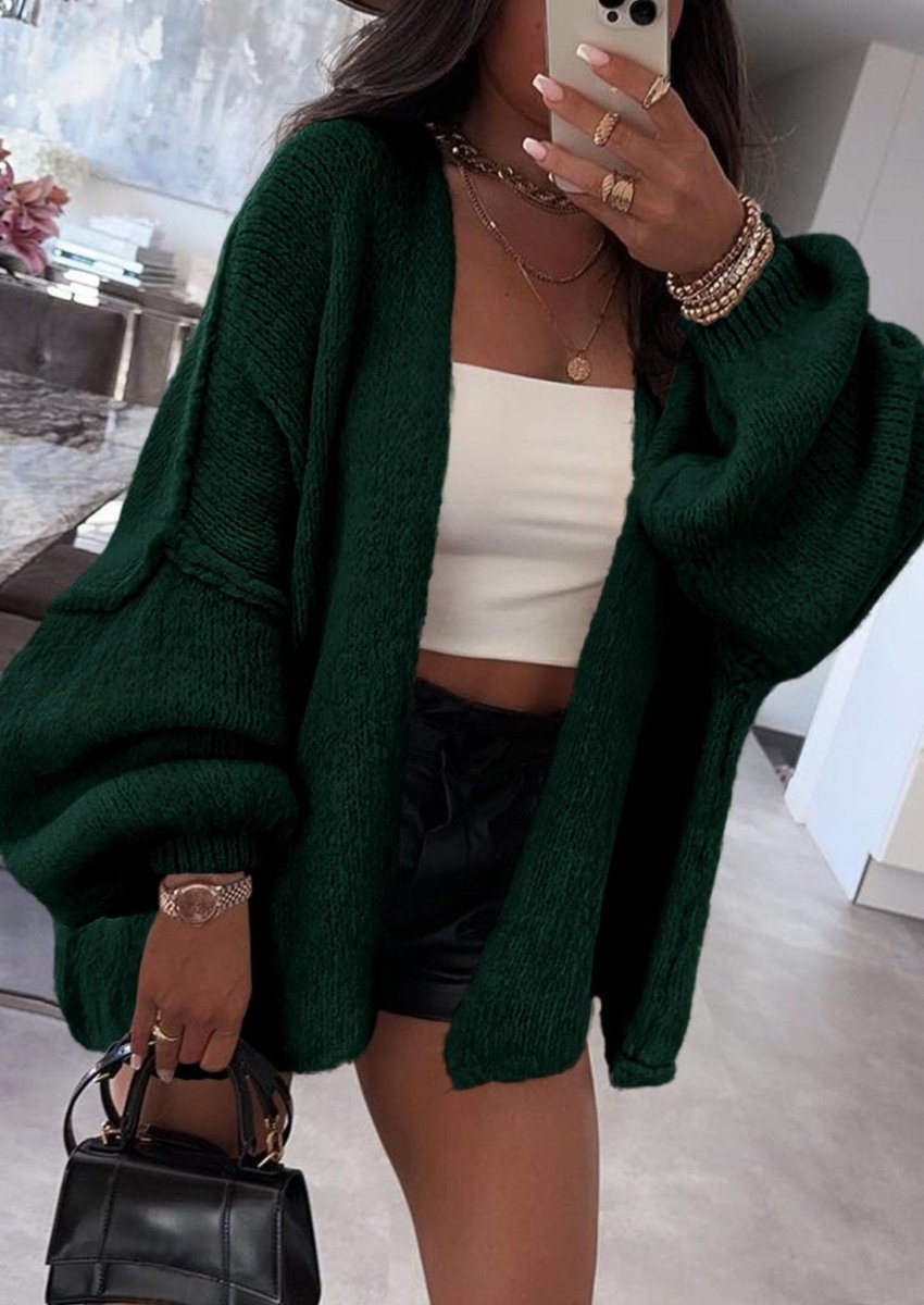 Aria | Oversized Knit Cardigan Sweater