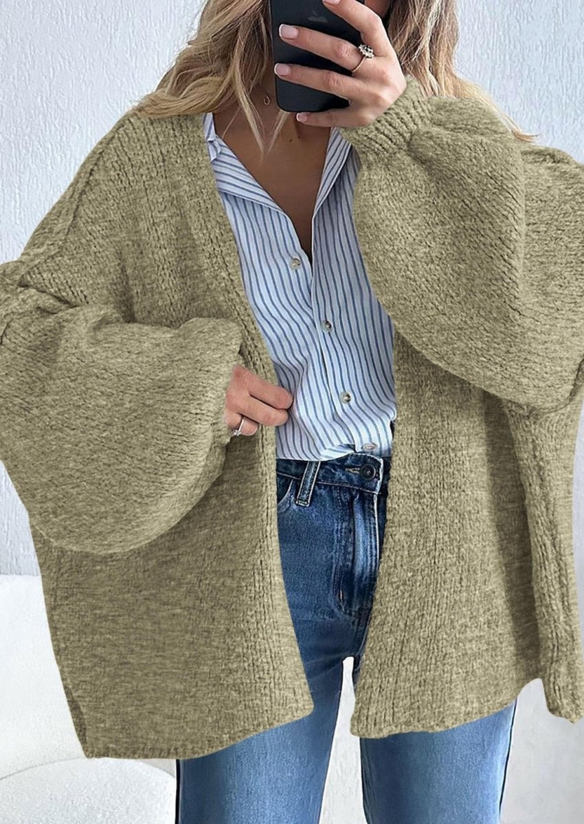 Aria | Oversized Knit Cardigan Sweater