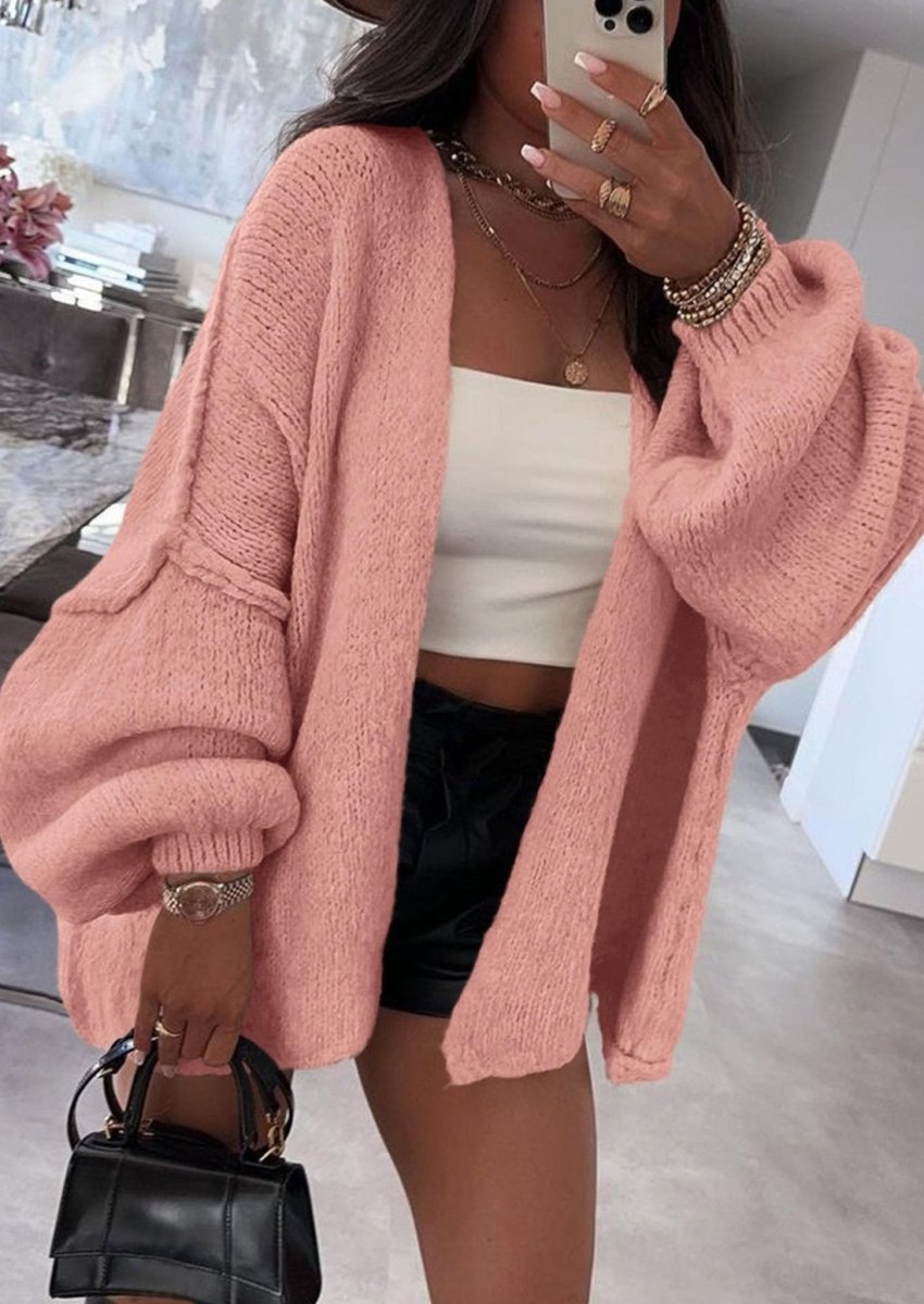 Aria | Oversized Knit Cardigan Sweater