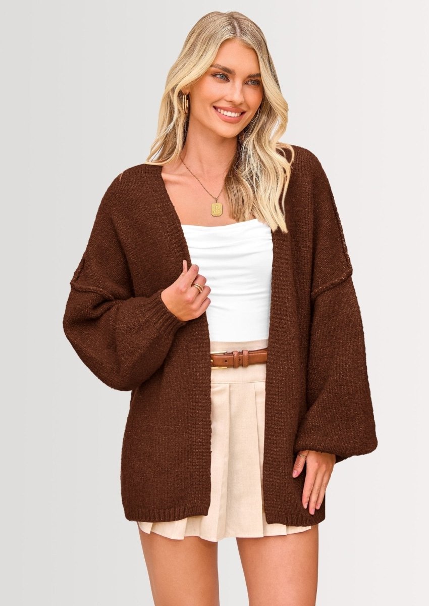 Aria | Oversized Knit Cardigan Sweater