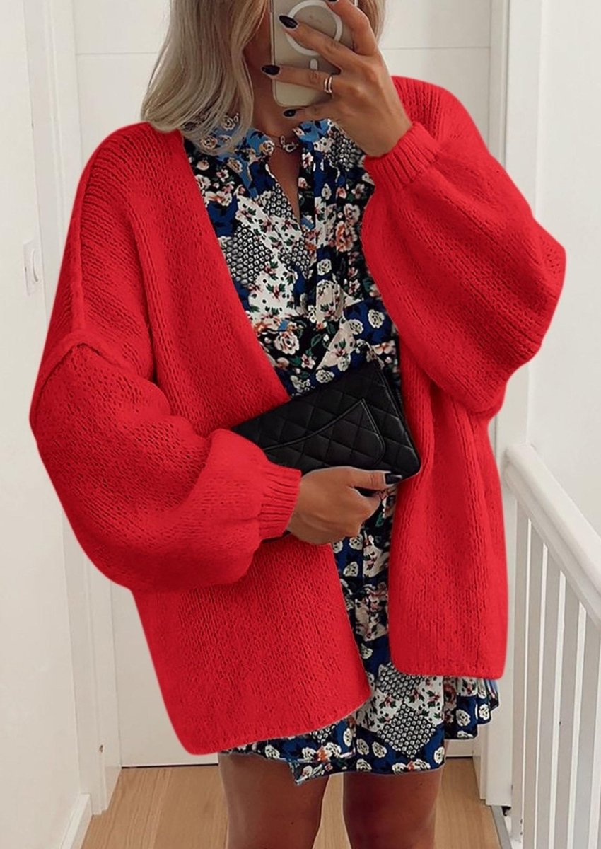 Aria | Oversized Knit Cardigan Sweater
