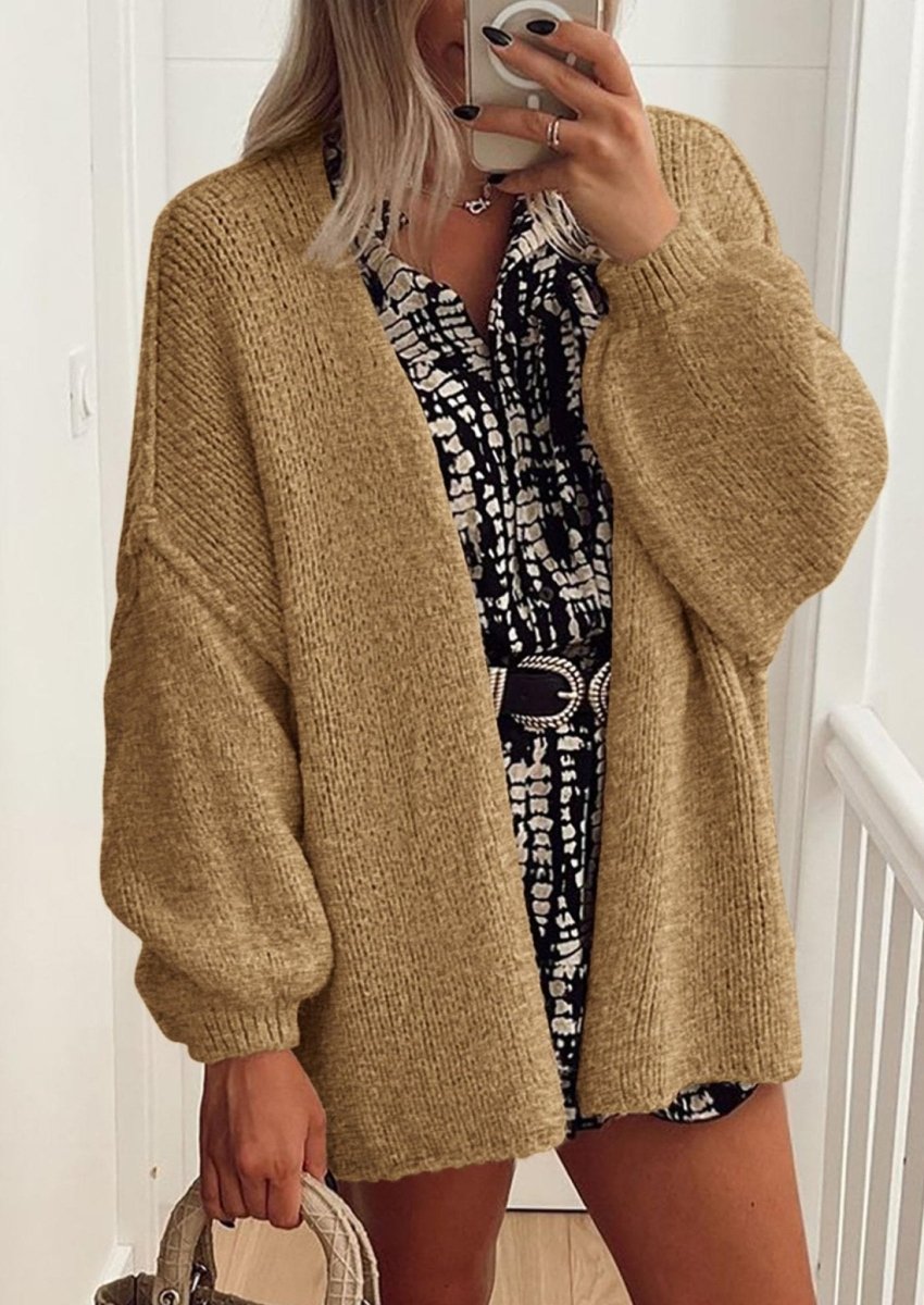 Aria | Oversized Knit Cardigan Sweater