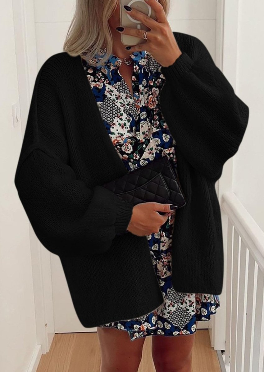 Aria | Oversized Knit Cardigan Sweater