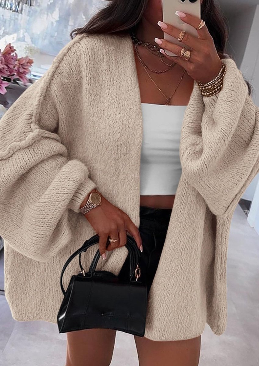 Aria | Oversized Knit Cardigan Sweater