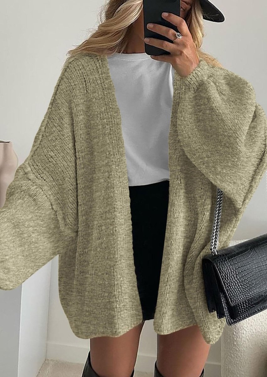 Aria | Oversized Knit Cardigan Sweater