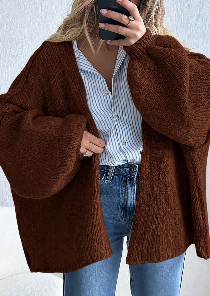 Aria | Oversized Knit Cardigan Sweater