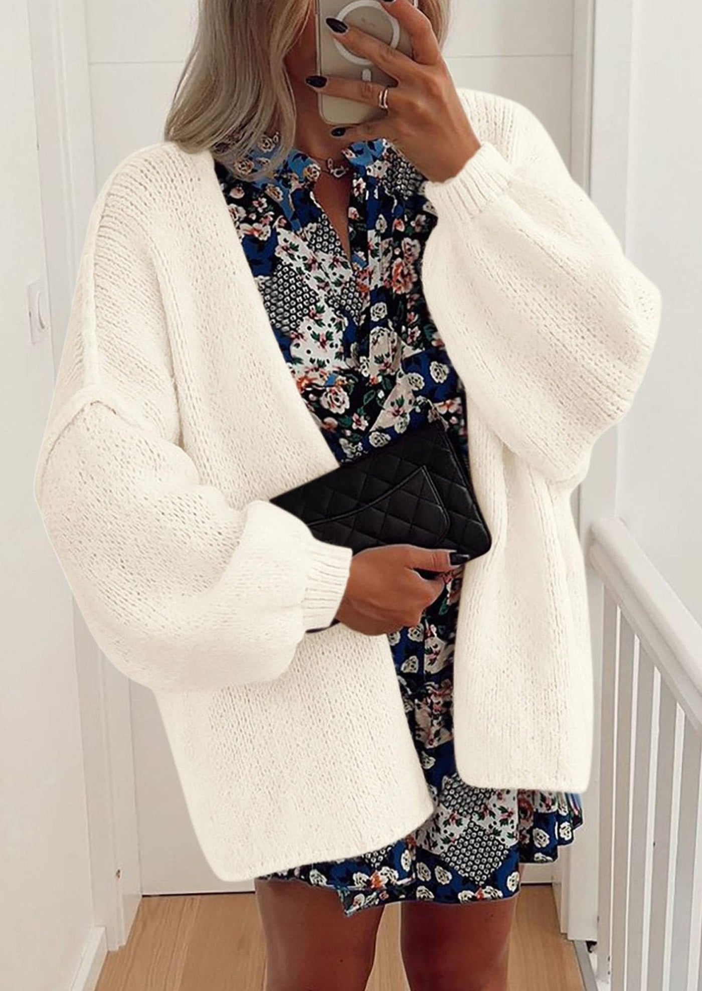 Aria | Oversized Knit Cardigan Sweater
