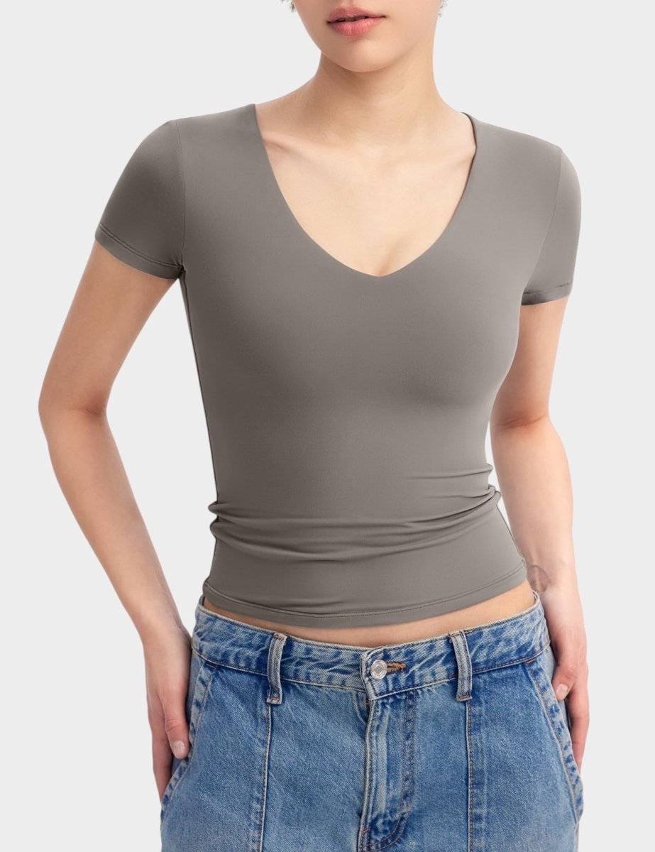 Aria | Second - Skin V - Neck Top