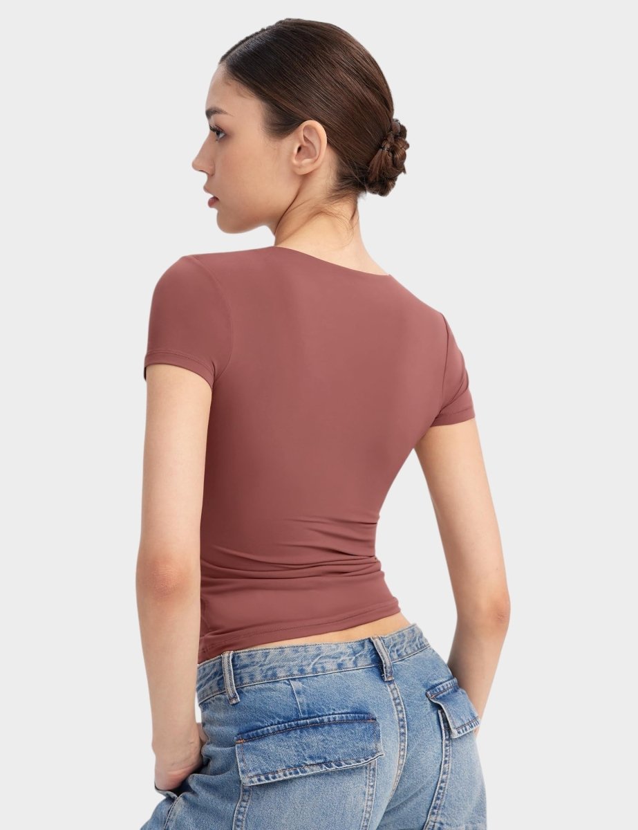 Aria | Second - Skin V - Neck Top