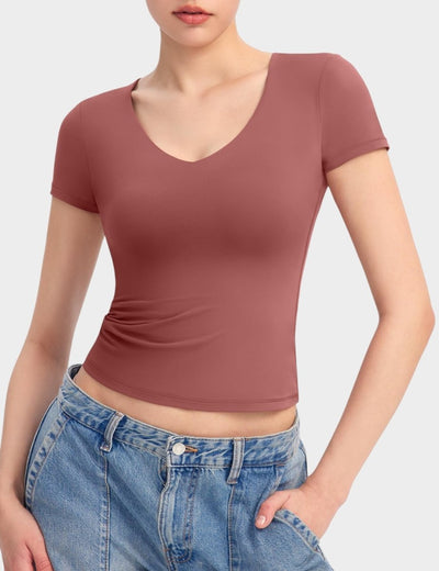 Aria | Second - Skin V - Neck Top