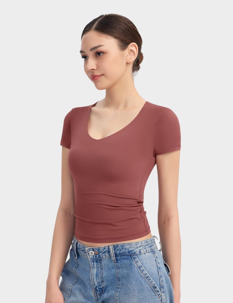 Aria | Second - Skin V - Neck Top