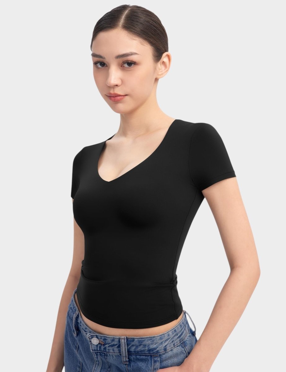 Aria | Second - Skin V - Neck Top